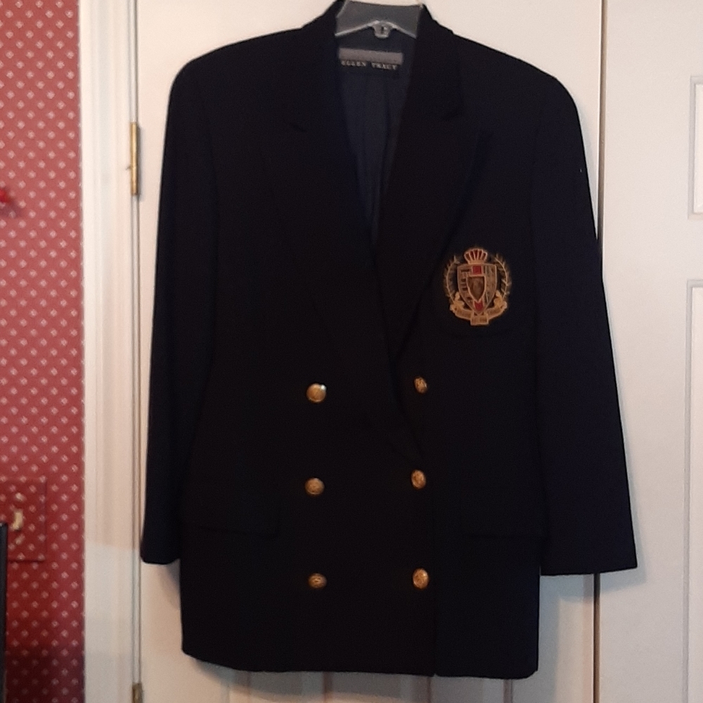 Linda Allard Ellen Tracy Wool Vintage Blazer